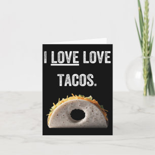 Taco Shirts für Männer Funny Cinco De Mayo Mexican Karte