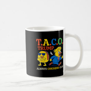 Taco Spaß Trumps verhüllen Taco Amerika Kaffeetasse