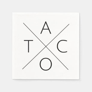 Taco (Spielen auf Fixer Upper, Waco) Wortart Serviette