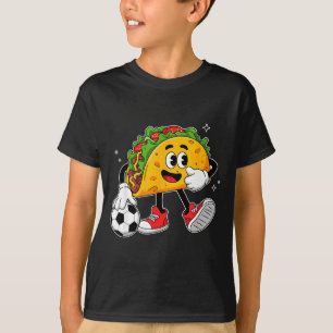 Taco spielt Fußball mexikanischer cinco de mayo So T-Shirt
