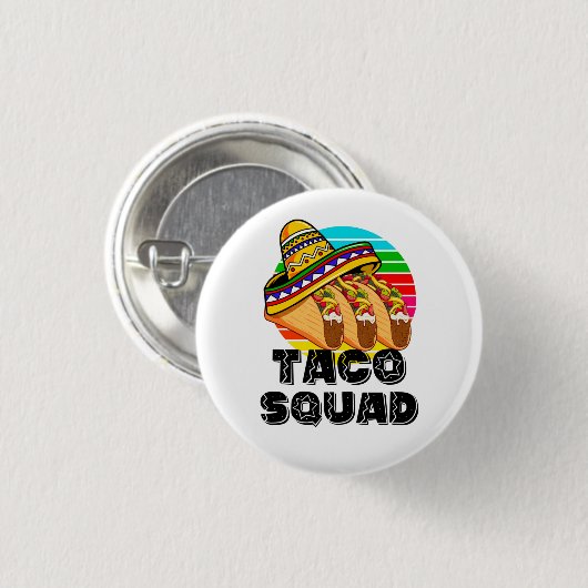 Taco Squad, Cinco de Mayo Button (Vorne & Hinten)
