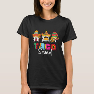 Taco Squad Cinco De Mayo Funny Niedlich mexikanisc T-Shirt