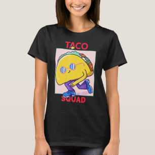 Taco Squad Dancing Taco Cinco De Mayo Mexiko Küche T-Shirt
