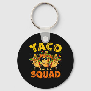 Taco Squad Lustiges Essen für Kinder Jungen Frauen Schlüsselanhänger