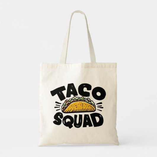 Taco Squad Tragetasche (Rückseite)