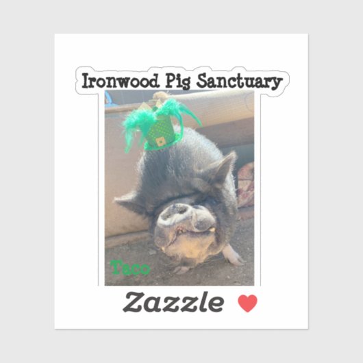 Taco St. Patrick's Stickers Aufkleber (Blatt)