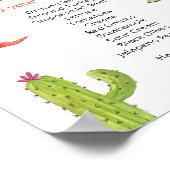 Taco-Station Taco-Brautparty Poster (Ecke)