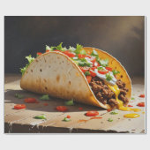 Taco Still Life Decoupage Geschenkpapier (Flach)