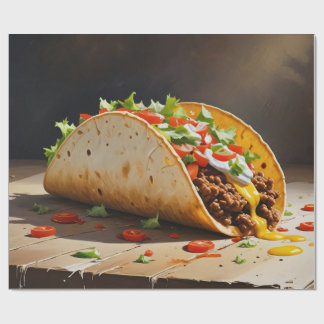 Taco Still Life Decoupage Geschenkpapier