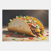 Taco Still Life Decoupage Geschenkpapier Set (Vorderseite)