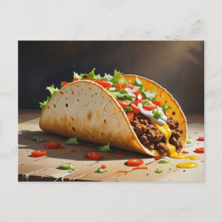 Taco Still Life Postkarte