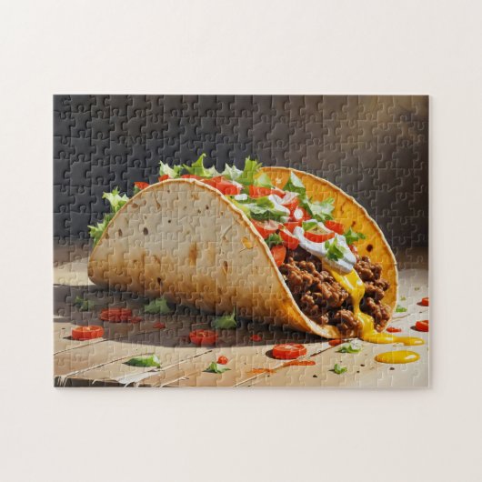 Taco Still Life Puzzle (Horizontal)