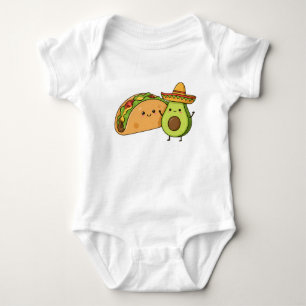 Taco süß lustige Avocado & Taco  Baby Strampler