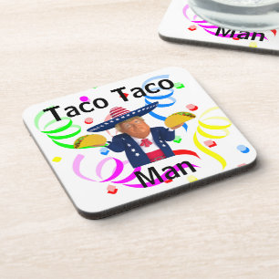 Taco Taco Man Beverage Coaster Getränkeuntersetzer