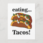 Taco Tacos Essen Lustig  Postkarte (Vorderseite)