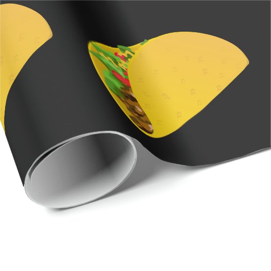TACO TACOS FUNNY WRAPPING PAPIER GESCHENKPAPIER (Rolleneckpunkt)