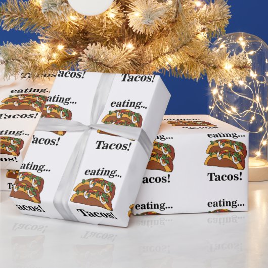 Taco Tacos Lustiger Geburtstag Geschenkpapier (Feiertage)
