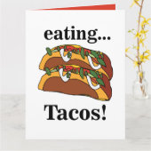 Taco Tacos Lustiger Geburtstag Karte (Gelbe Blume)