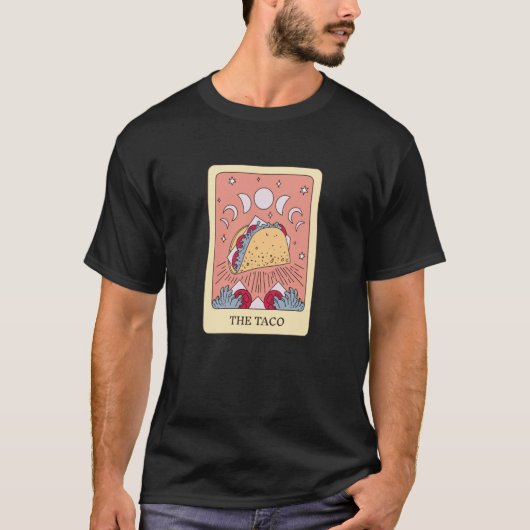 Taco Tarot Card Taco Fanatic T-Shirt (Vorderseite)