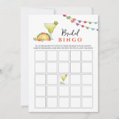 Taco & Tequila Fiseta Brautparty Bingo Einladung (Vorderseite)