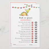 Taco & Tequila Fiseta 'Guess Who' Showspiel (Vorne/Hinten)