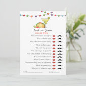 Taco & Tequila Fiseta 'Guess Who' Showspiel Einladung (Stehend Vorderseite)