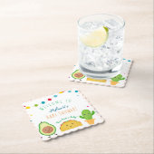 Taco-Thema | Thema Fiesta | bunte Babydusche Untersetzer (Vor Ort)