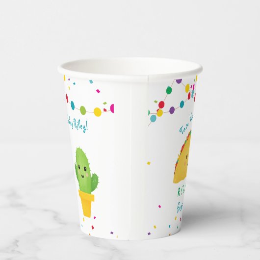 Taco Theme zum ersten Mal Pappbecher (Rechts)