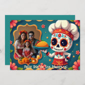 💀 Taco "Til Grabstein Grußkarte Einladung (Vorne/Hinten)