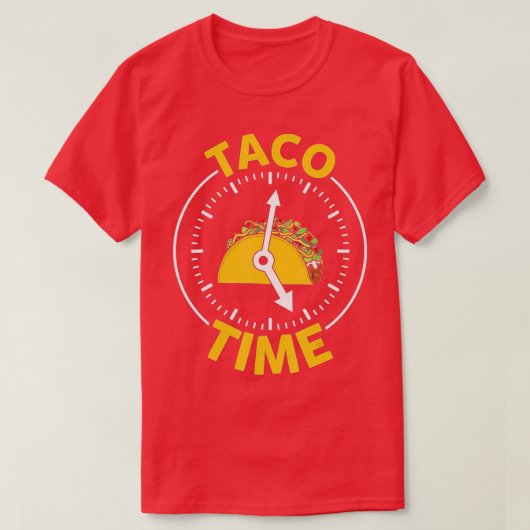 Taco Time Cinco De Mayo Men Women Kids Boys Tacos T-Shirt (Design vorne)