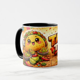 Taco Time - Fiesta Fiasco - Foodie-Freunde Tasse