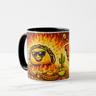 Taco Time - Fiesta Fiasco - Foodie-Freunde Tasse