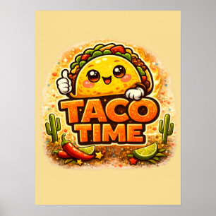 Taco Time - Fiesta-Fiasko - Foodie-Freunde Poster