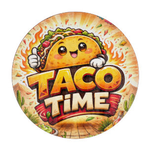Taco Time - Fiesta-Fiasko - Foodie-Freunde Schneidebrett
