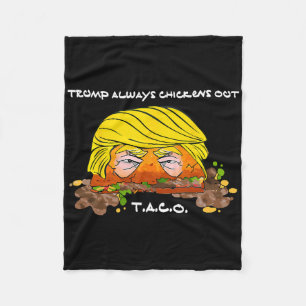 Taco Trade Chicken T.a.c.o Trump Hühner O Fleecedecke
