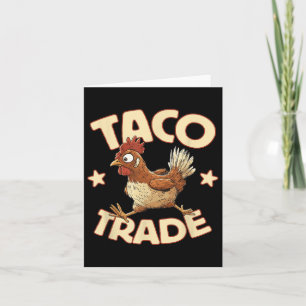 Taco Trade, lustige Satire der politischen Zölle,  Karte