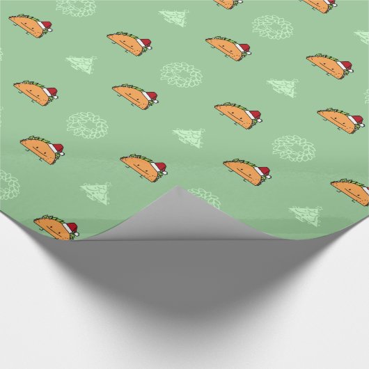 Taco-tragender Geschenkpapier (Ecke)