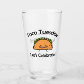 Taco-tragender Glas (Vorderseite)
