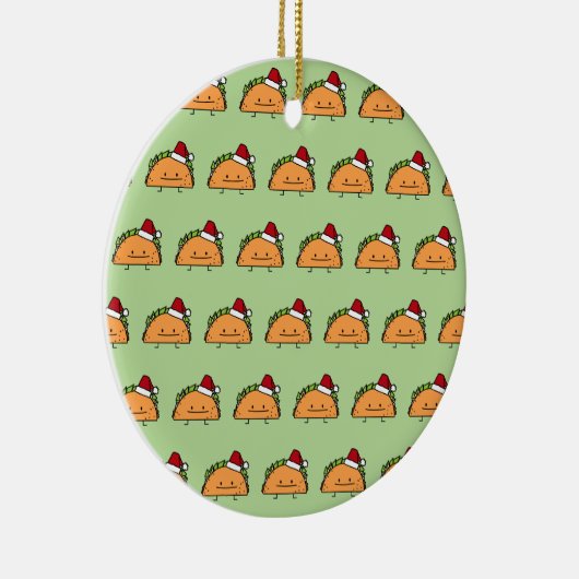 Taco-tragender Keramik Ornament (Rechts)