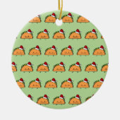 Taco-tragender Keramik Ornament (Vorne)