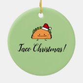 Taco-tragender Keramik Ornament (Hinten)