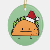 Taco-tragender Keramik Ornament (Links)