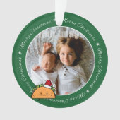 Taco-tragender Ornament (Vorderseite)