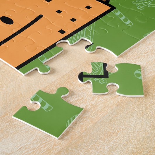 Taco-tragender Puzzle (Seite)