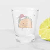 Taco-tragender Schnapsglas (Rückseite)