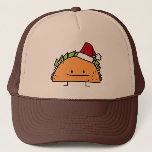Taco-tragender Truckerkappe