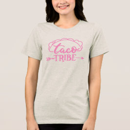 Taco Tribe Zitat Junggesellinnenabschied Tri-Blend Shirt