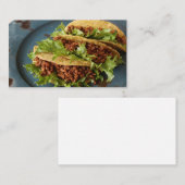 Taco-Trio lecker Visitenkarte (Vorne/Hinten)