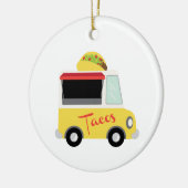 Taco Truck Food Keramik Ornament (Links)