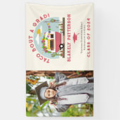 Taco Truck Foto Kinder Abschluss Banner (Vertikal)